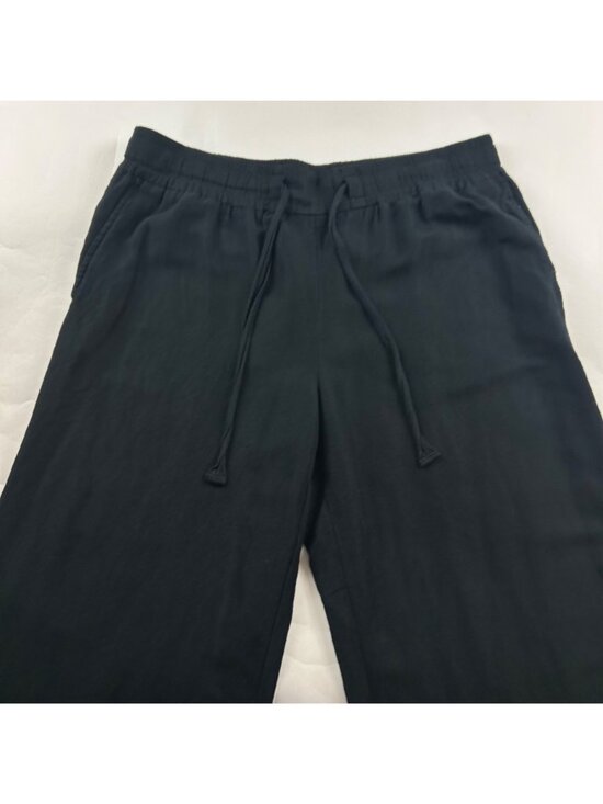 A New Day Black Linen Blend Wide Leg Lounge Pant XXL - Picture 2 of 7